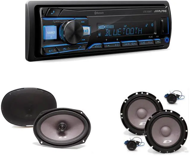 Main image of Alpine UTE-83BT with SXE-1751S 6.5in & SXE-6926S 6x9 Speakers