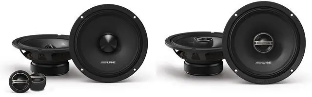 Main image of Alpine DM-65C-G 6.5" Component 2-Way & DM-65-G 6.5 " Coaxial Bundle