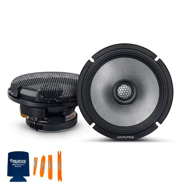 Alt view image 2 of 4 - Alpine Two Pairs of R2-S65 Type R High-Resolution 6.5" Coaxial Speakers