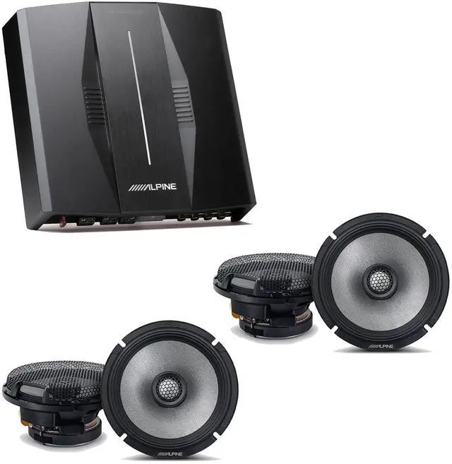 Main image of Alpine PXE-C80-88 OPTIM8 8-Channel Hi-Res Digital Sound Processor Amplifier w/ (2) R2-S65 Bundle