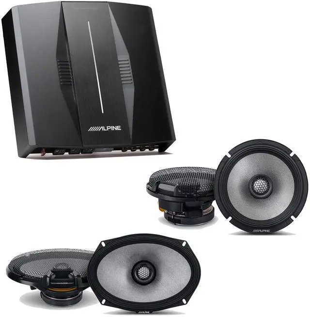 Main image of Alpine PXE-C80-88 OPTIM8 8-Channel Hi-Res Digital Sound Processor Amplifier w/ R2-S65 & R2-S69 Bundle