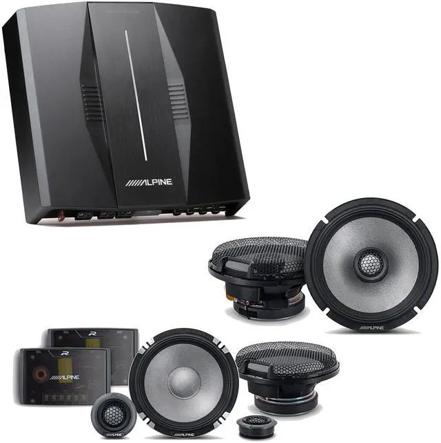 Main image of Alpine PXE-C80-88 OPTIM8 8-Channel Hi-Res Digital Sound Processor Amplifier w/ R2-S652 & R2-S65 Bundle