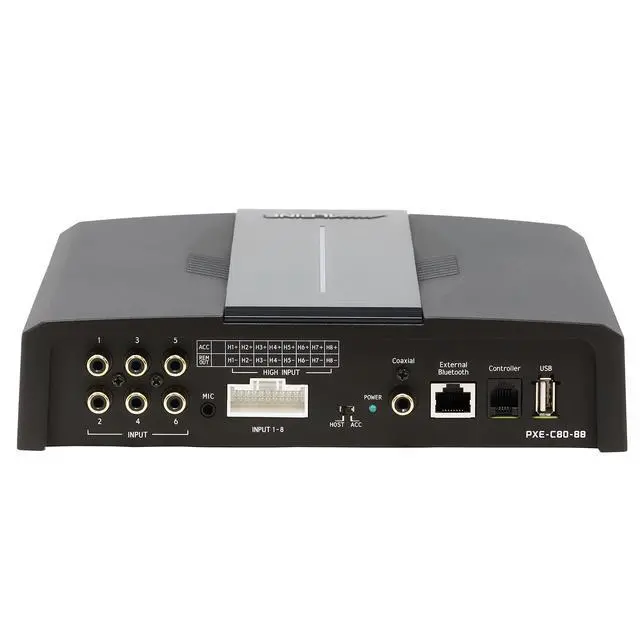 Alt view image 4 of 4 - Alpine PXE-C80-88 OPTIM8 8-Channel Hi-Res Digital Sound Processor Amplifier w/ R2-S653 & R2-S65 Bundle