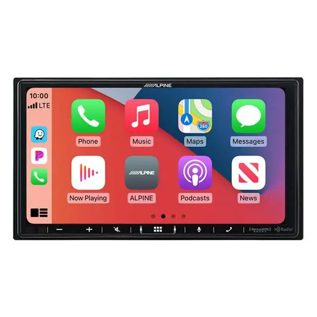 Alt view image 2 of 4 - Alpine iLX-407 Shallow Chassis 7-Inch Receiver w/ R2-A60F 4 channel Amp &. (2) pairs of R2-S69 6x9"