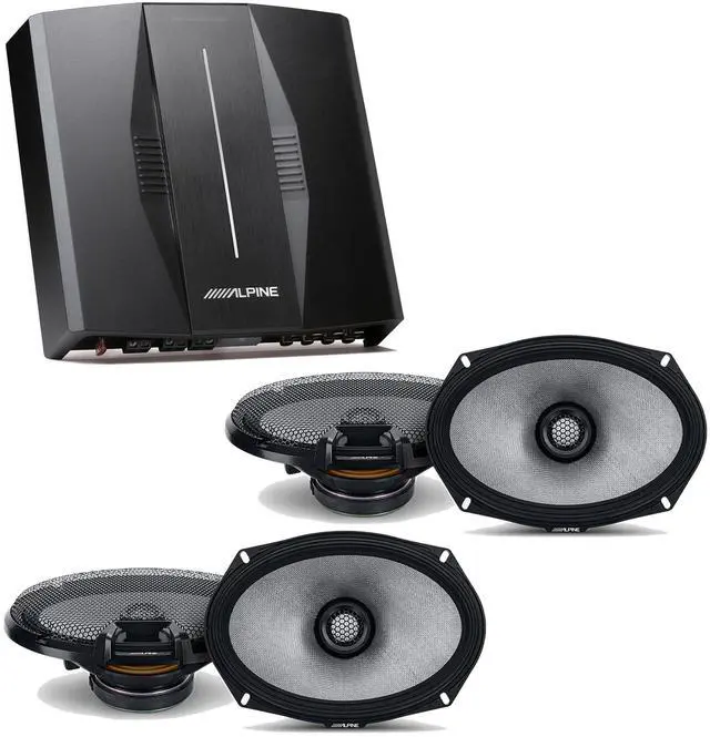 Main image of Alpine PXE-C80-88 OPTIM8 8-Channel Hi-Res Digital Sound Processor Amplifier w/ (2) R2-S69 Bundle