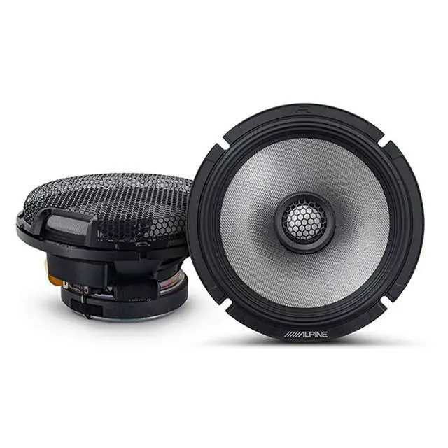 Alt view image 3 of 4 - Alpine R2-A60F Type R 600 Watt 4-Channel Amplifier with 1 Pais R2-S65C Type-R 6x9" Component Speakers, 1 pair R2-S65 Type-R 6.5" Coax Speakers and Wiring Kit