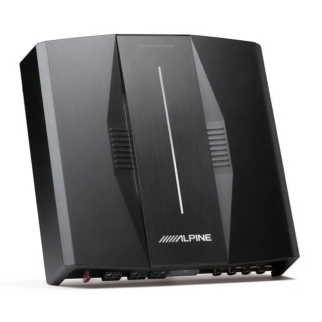 Alt view image 2 of 4 - Alpine PXE-C80-88 OPTIM8 8-Channel Hi-Res Digital Sound Processor Amplifier w/ SS-SB10 Subwoofer, R2-S69C & R2-S65 Bundle