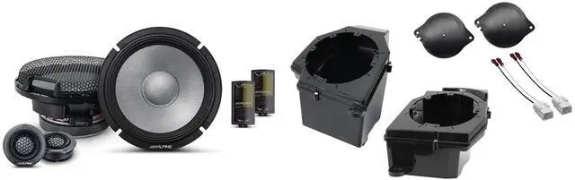 Main image of Alpine R2-S65C 6.5" R-Series Component Speakers Front 6.5" Speaker Pods with Tweeter Adaptors Compatible with Jeep JL (2018-2023) & JT (2020-2023)