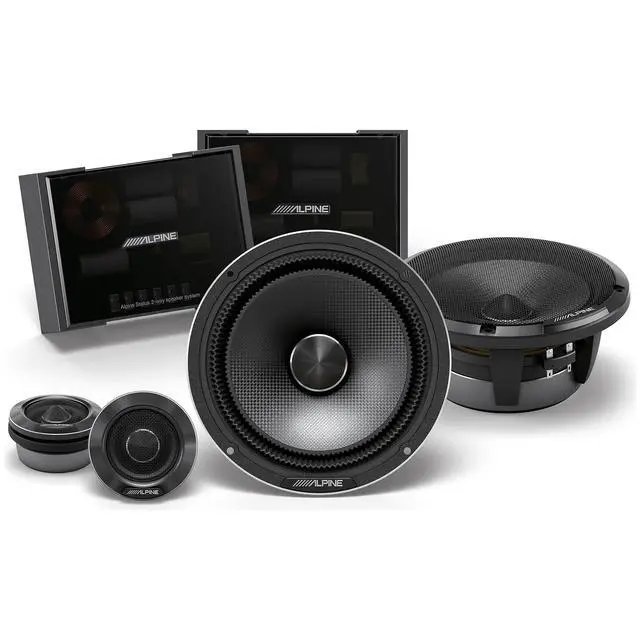 Alt view image 2 of 4 - Alpine HDZ-65C 6.5" Status Component Speakers and Front 6.5" Speaker Pods with Tweeter Adaptors Compatible with Jeep JL (2018-2023) & JT (2020-2023)