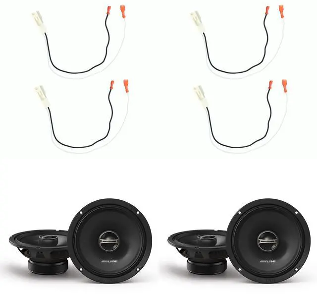 Main image of Alpine DM (2 Pair ) 6.5" w/ Toyota 1987-Up Speaker Harness - Pair
