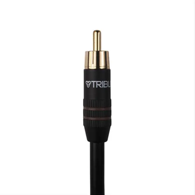 Alt view image 2 of 2 - Tributaries 2S-050B Series 2 5-Meter Subwoofer Cable - Bag