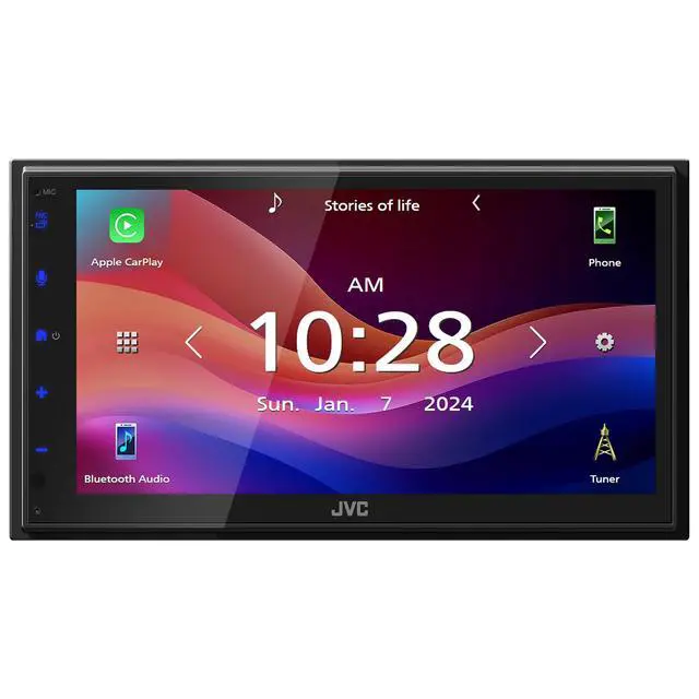 Alt view image 4 of 4 - JVC Wireless CarPlay + 6.5 Component + 6x9 Speaker Bundle