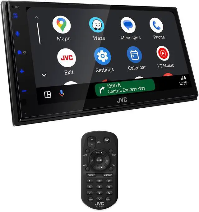Main image of JVC KW-M595BT CarPlay Stereo + RM-RK259 Wireless Remote