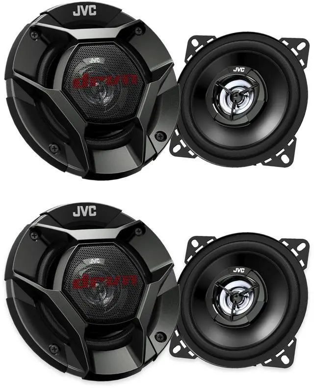 Main image of JVC CS-DR421 4in 4-Speaker Car Audio Bundle