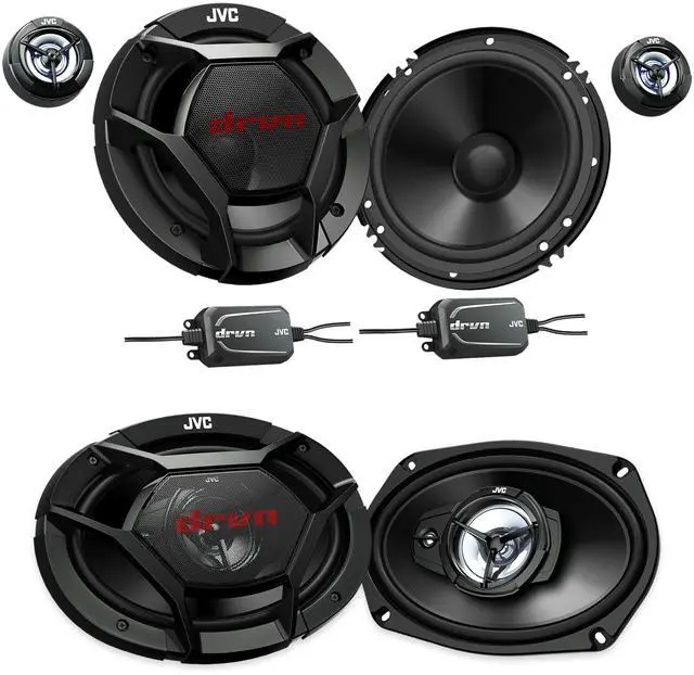 Main image of JVC 6.5in Component + 6x9 3-Way Speaker Upgrade Bundle