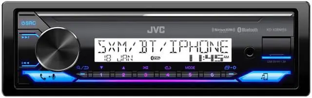 Alt view image 4 of 4 - JVC Marine Bluetooth Stereo + 6.5in Speakers + Wired Remote