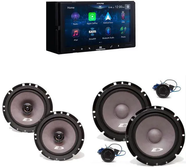 Main image of Alpine iLX-W670-S Digital Multimedia Receiver w/ A Pair Alpine SXE-1751S 6.5" Component and A Pair SXE-1726S 6.5" Coax Speakers