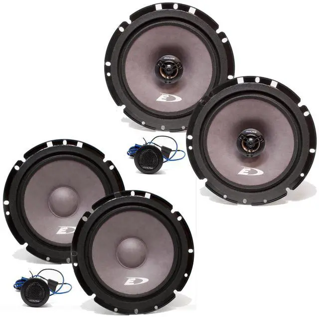 Main image of Alpine SXE-1751S 6.5" Component Speakers with Alpine SXE-1726S 6.5" Coax Speakers
