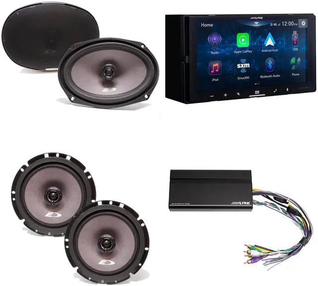 Main image of Alpine iLX-W670-S Digital Multimedia Receiver & A Pair Alpine SXE-1726S 6.5" Coax, SXE-6926S 6x9 Coax & Power Pack