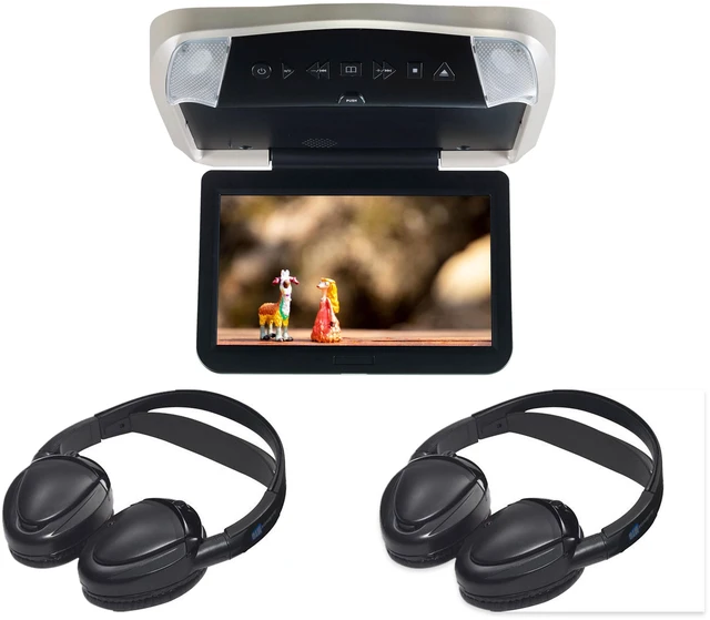 Main image of Voxx VODP10 10.1in DVD Overhead with 2 MTGHP2CA Wireless Headphones