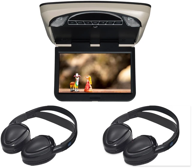 Main image of Voxx VXMTG10 10.1in DVD Overhead with 2 MTGHP2CA Wireless Headphones
