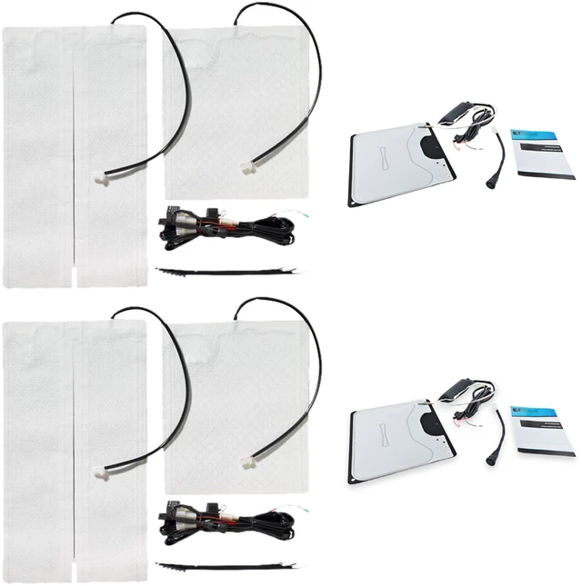 Main image of Rostra (2) 250-1455 Lumbar Kit + (2) Shsb1 Carbon Fiber Seat Heater