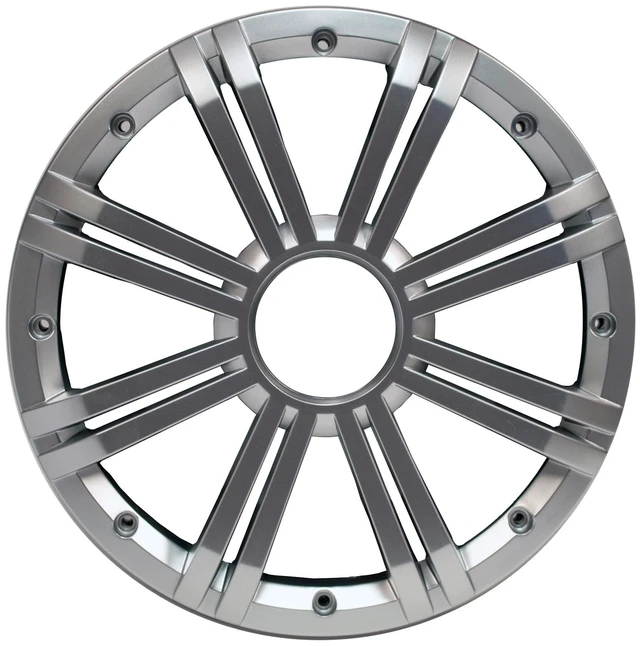 Main image of Kicker 43BKMW10GLS 10" Marine Woofer LED Grill in Silver