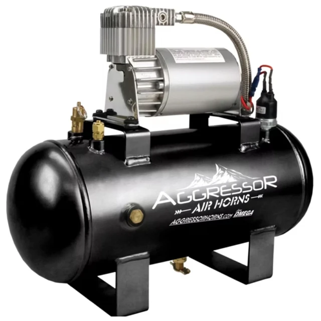 Alt view image 2 of 3 - Rostra AH-300 Train Horn + AC-15MP 1.5-Gallon Compressor