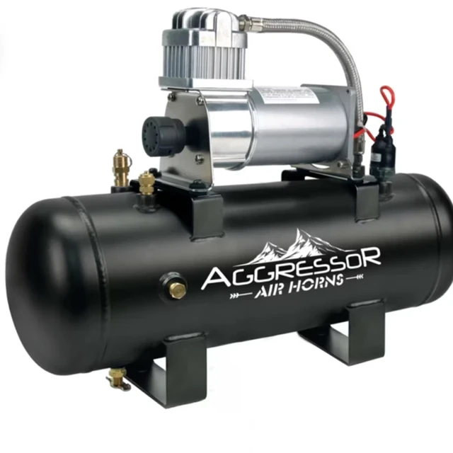 Alt view image 2 of 3 - Rostra AH-D300+ Train Horn + AC-20MP 2.0-Gallon Compressor