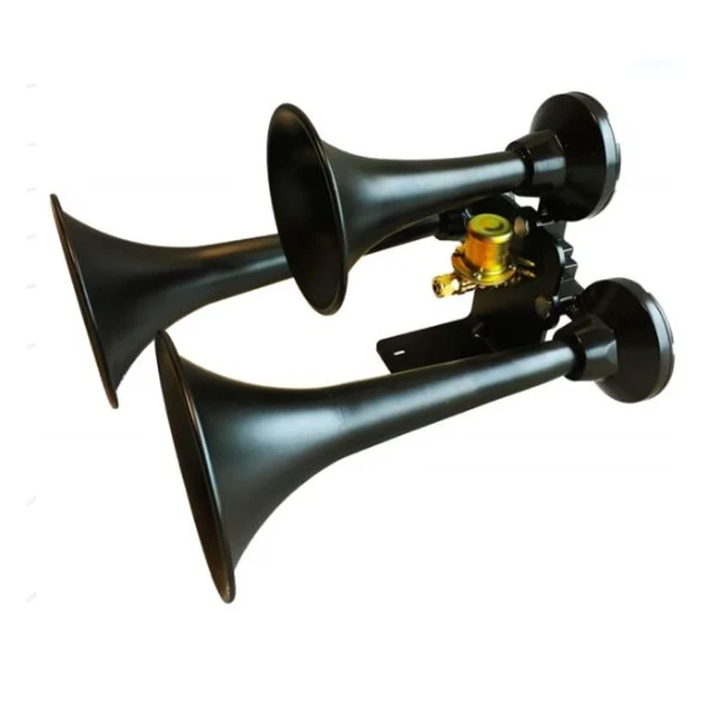 Alt view image 3 of 3 - Rostra AH-300BLK Train Horn + AC-15MP 1.5-Gallon Compressor