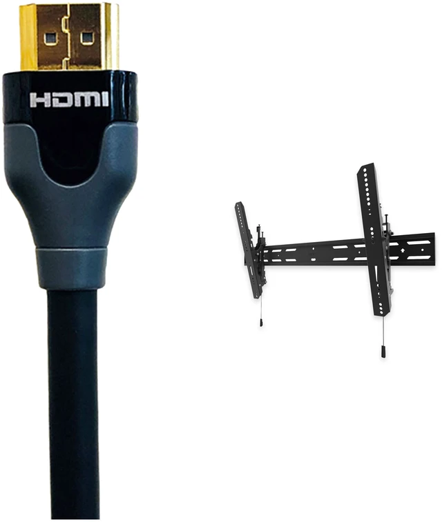 Main image of Kanto PT400 Tilting TV Mount + Tributaries 2m 48G HDMI Kit