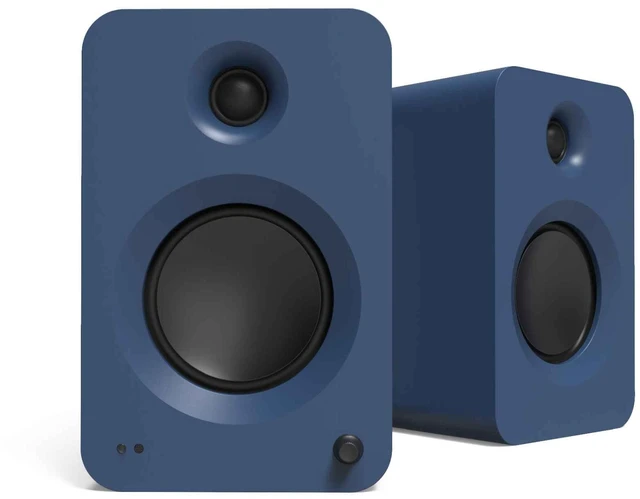 Alt view image 2 of 4 - Kanto REN Matte Blue + SUB8 Black + ST28 Black + Tributaries 2m HDMI Complete TV Audio Kit