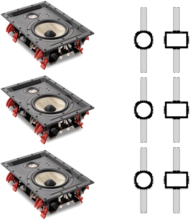 Main image of Focal 300 IW6 3-Speaker + 3-Bracket Preconstruction Package