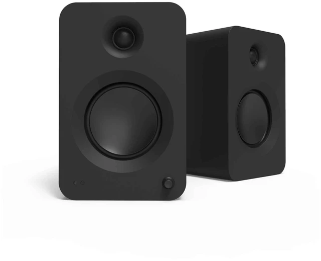 Alt view image 2 of 4 - Kanto REN Black + ST28 Black + Tributaries 2m 48G HDMI TV Stereo Kit