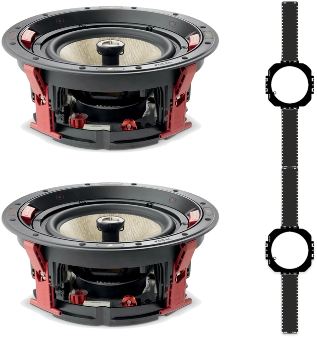 Main image of Focal 300 ICW8 2-Speaker + 2-Bracket Preconstruction Package