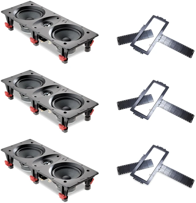 Main image of Focal 100 IWLCR5 3-Speaker + 3-Bracket Preconstruction Package