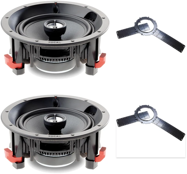 Main image of Focal 100 ICW6 2-Speaker + 2-Bracket Preconstruction Package