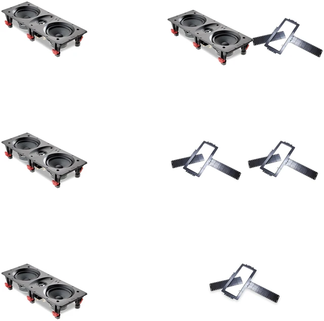 Main image of Focal 100 IWLCR5 4-Speaker + 4-Bracket Preconstruction Package