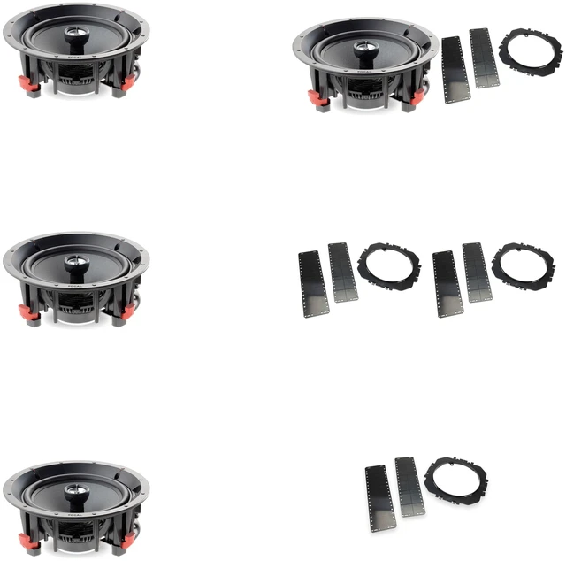 Main image of Focal 100 ICW8 4-Speaker + 4-Bracket Preconstruction Package