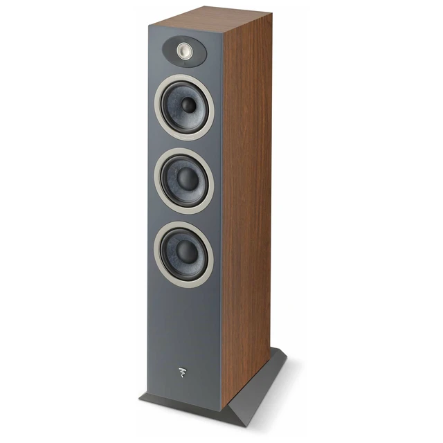Alt view image 2 of 4 - Focal Theva No2 Dark Wood Speakers (Pair) + WiiM Amp Ultra Silver