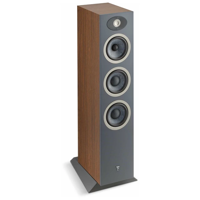 Alt view image 4 of 4 - Focal Theva No2 Dark Wood Speakers (Pair) + WiiM Amp Ultra Silver