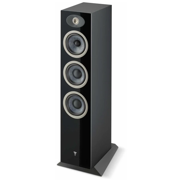 Alt view image 2 of 4 - Focal Theva No2 Black Speakers (Pair) + WiiM Amp Ultra Silver