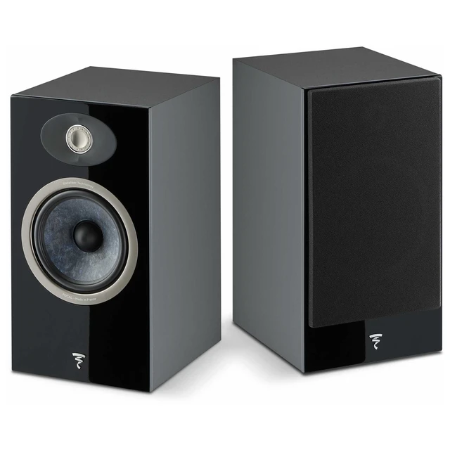 Alt view image 2 of 4 - Focal Theva No1 Black Speakers (Pair) + Yamaha RX-V4A