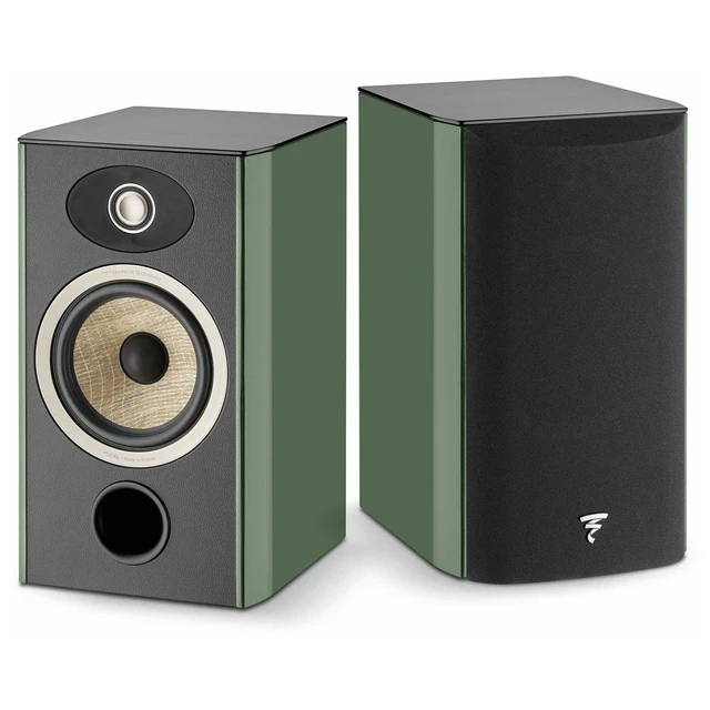 Alt view image 2 of 4 - Focal Aria Evo X N°1 Moss Green High Gloss Pair + SUB 1000F 2.1 System