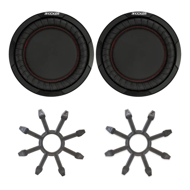 Main image of Kicker (2 pack ) 47KBRW8 8" Passive Radiator with 43CWR8G Grill DIY Boom Box Kit