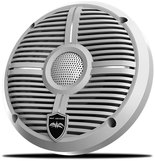 Alt view image 2 of 4 - Wet Sounds RECON 6 XW-W RGB LED Recon Series 6.5" 60-Watt RMS Coaxial Speakers With White XW Grilles (Pair)