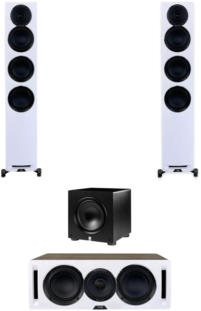 Main image of ELAC Uni-Fi Reference UFR52 White Pair + UCR52 White + PS350 Sub