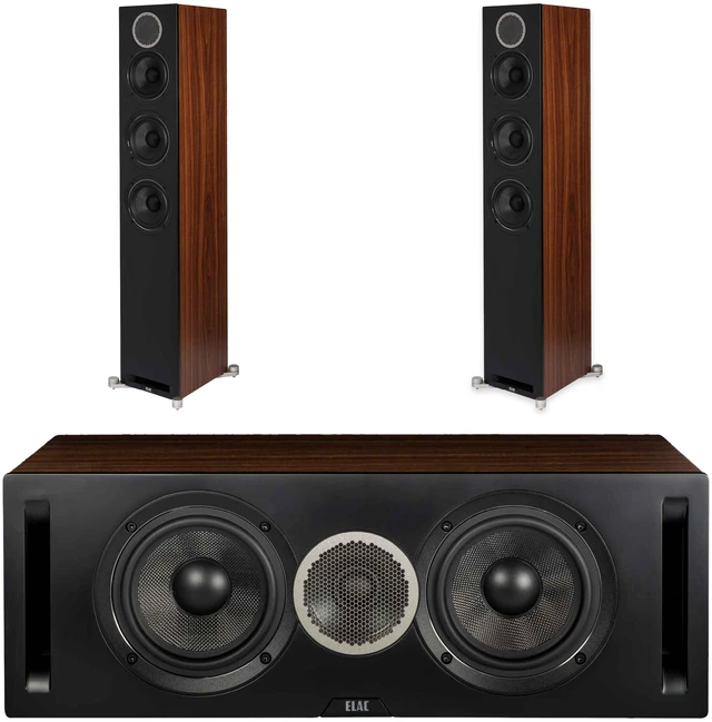 Main image of ELAC Debut Reference DFR52 Black Pair + DCR52 Black Center