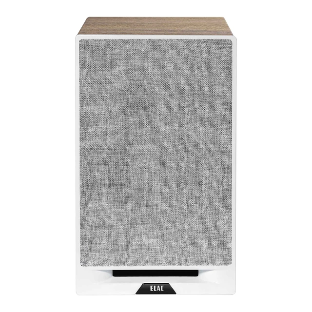 Alt view image 4 of 4 - ELAC DBR62 White Bookshelf Speakers + LS20 White Stands