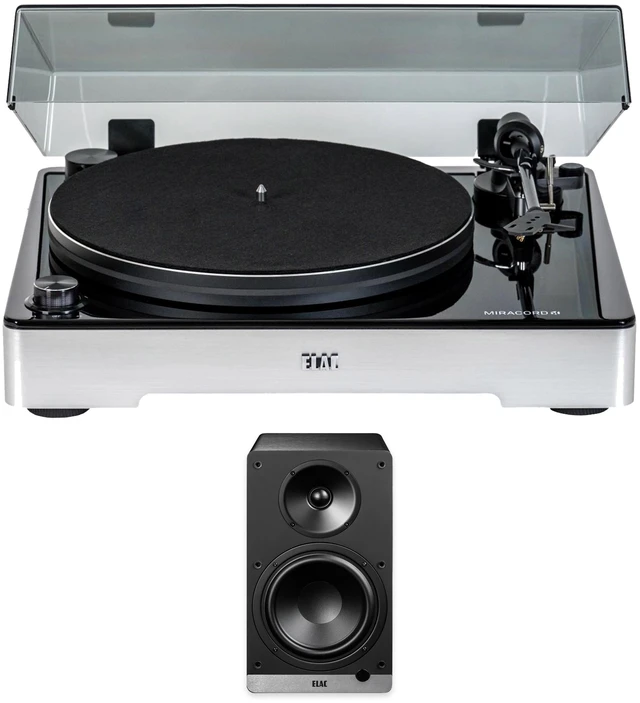 Main image of ELAC Miracord 60 Turntable + DCB61 Black Powered Speakers